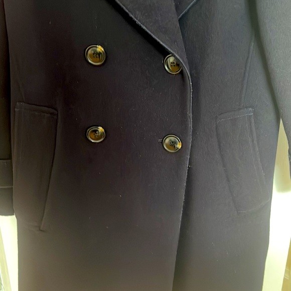 Derek Lam Oversized Wool Coat -Navy - Picture 7 of 11